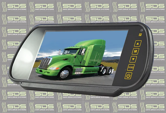 7" AHD Mirror Monitor with Universal Stalk - Image 2
